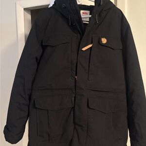 Fjallraven Black Military Field Jacket